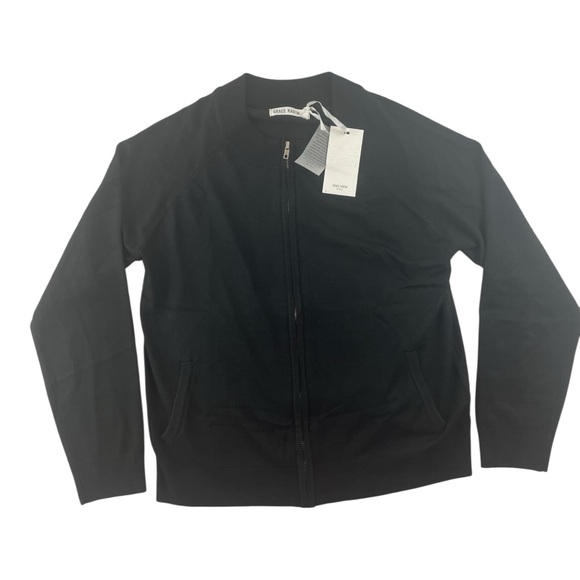 Grace Karin Sweaters - Grace Karin Women's Full-Zip Sweater Size Medium Black Long-Sleeved NWT